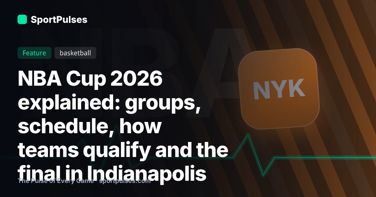 NBA Cup 2026 explained: groups, schedule, how teams qualify and the final in Indianapolis